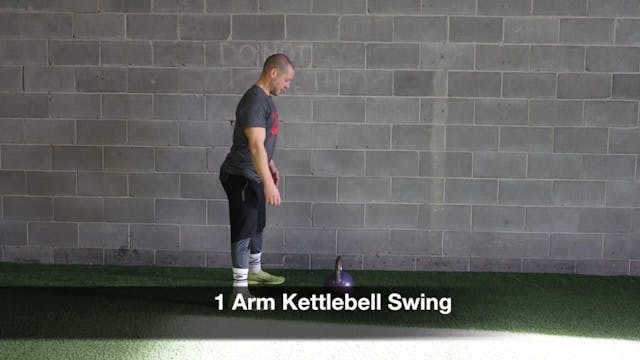 1 arm KB Swing