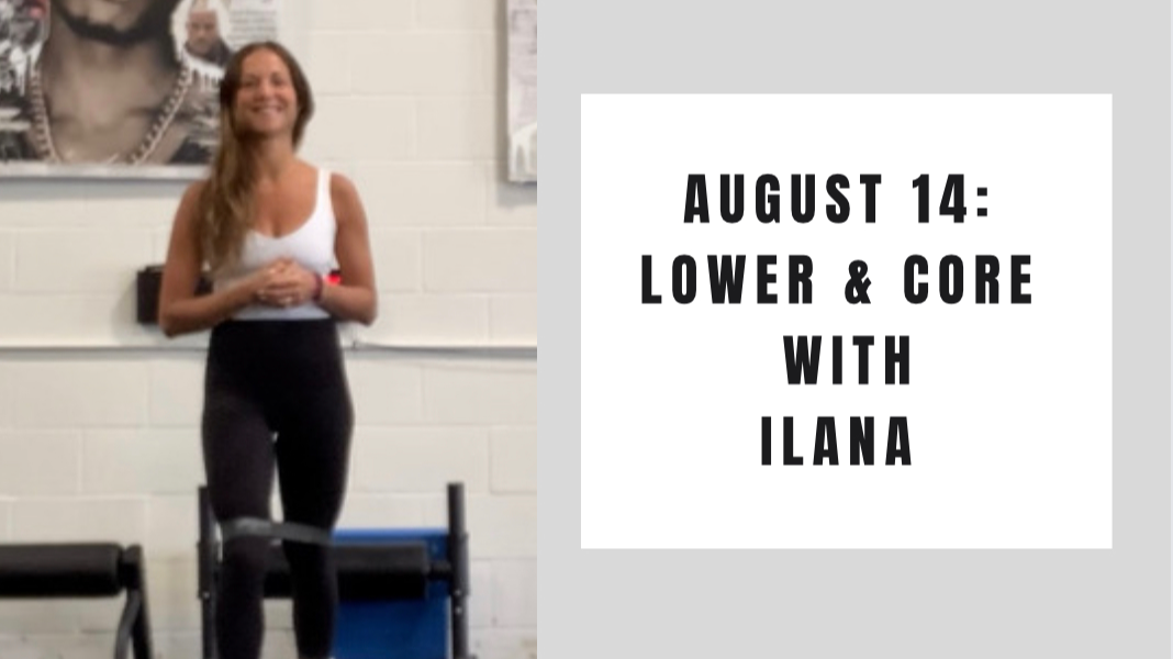 Lower Body & Core- August 28