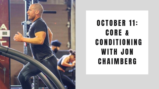 Core and Conditioning-October 11