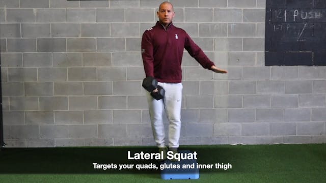 Lateral squat