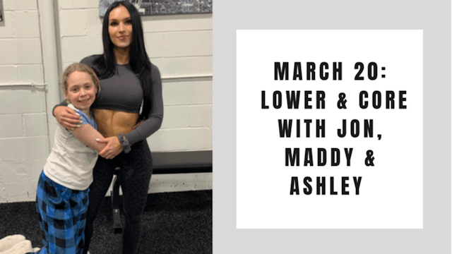 Lower and Core-March 20