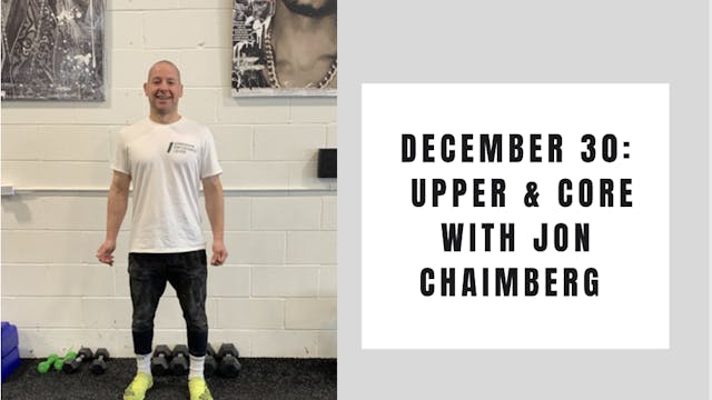 Upper and Core-December 30