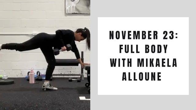 Full Body-  November 23