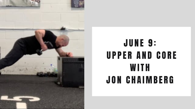 Upper and core-June 9