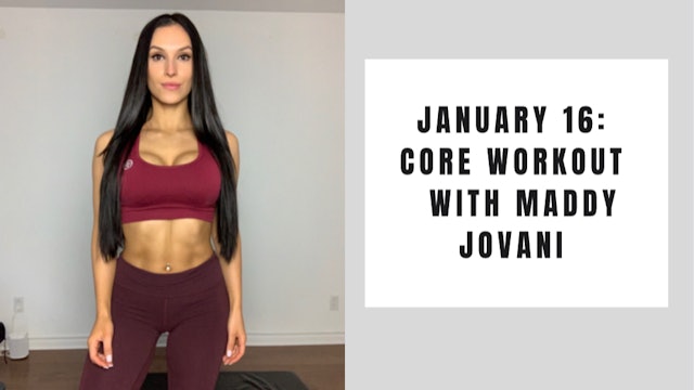 Core Workout-January 16