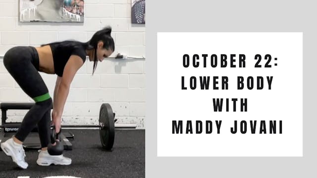 Lower Body- October 22
