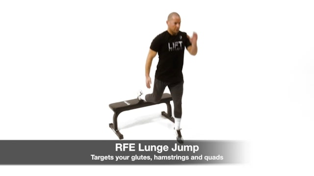 RFE Lunge Jump