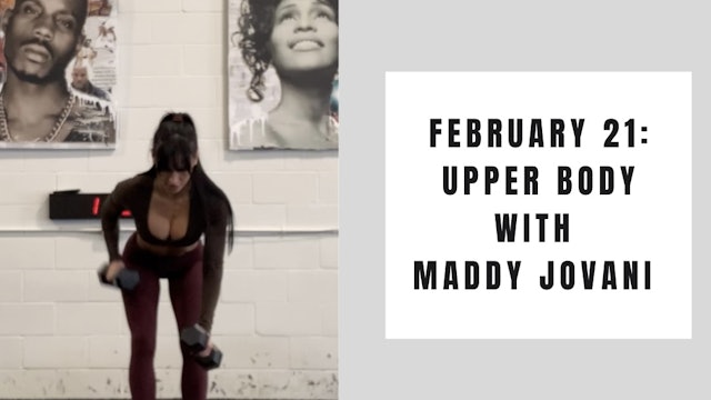 Upper Body - Feb 21