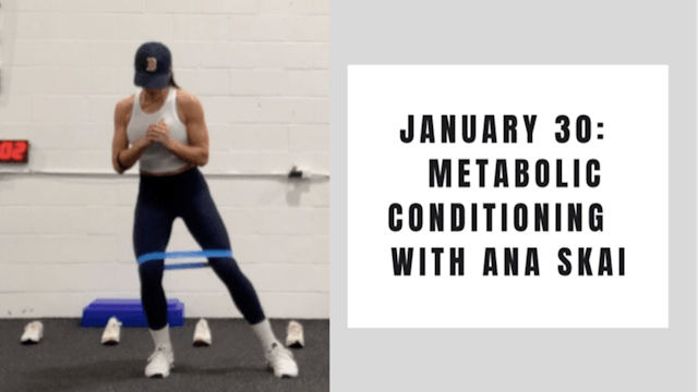 Metabolic Conditioning-January 30 