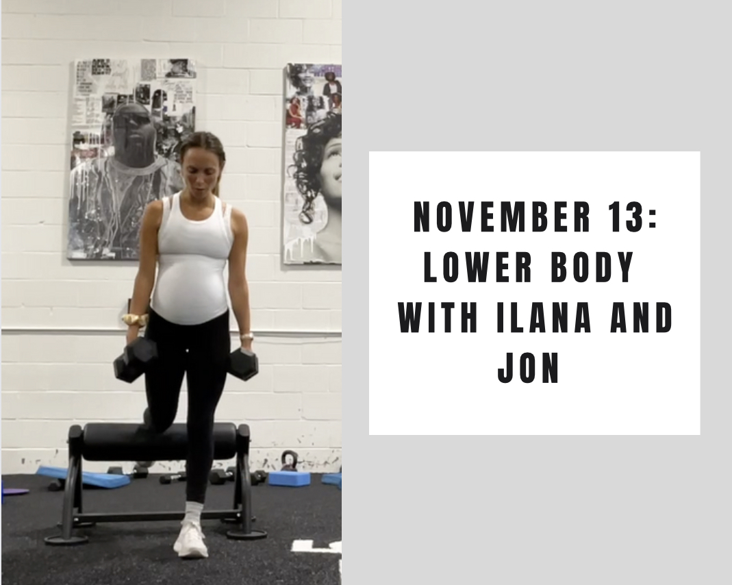 Lower Body- November 13