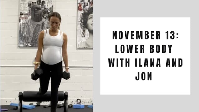 Lower Body- November 13