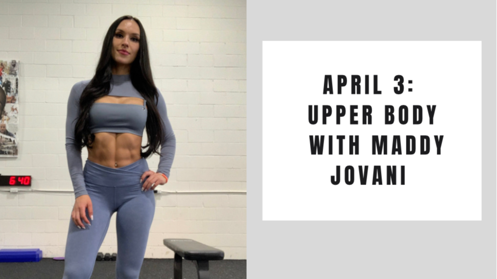 Upper body-April 3