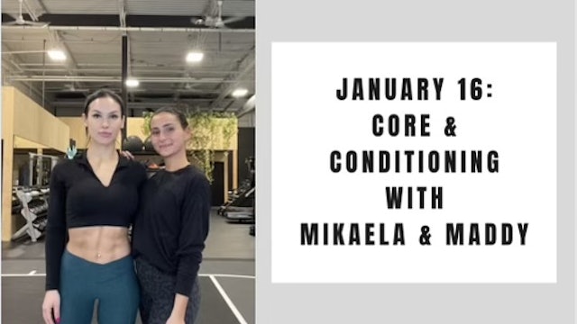 Core & Conditioning - January 16