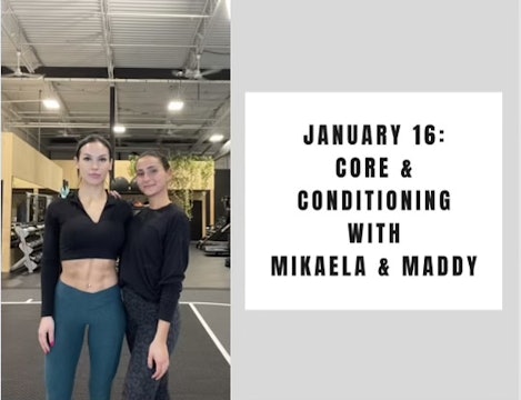 Core & Conditioning - January 16