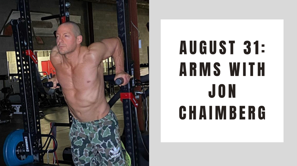 Upper body (Arms)- August 31