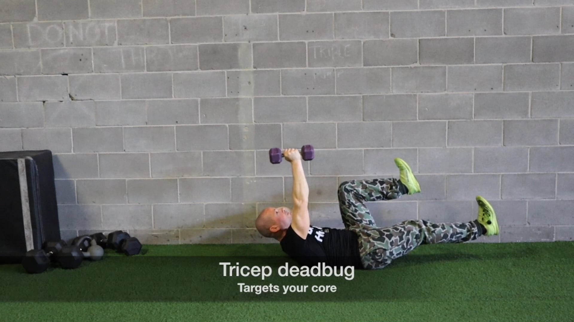 Tricep Deadbug