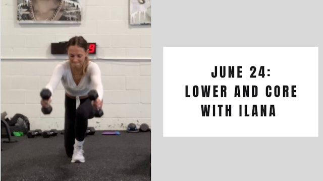 Lower and core- June 24