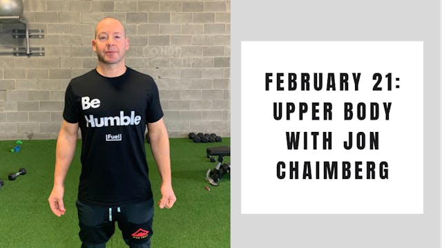 Upper Body Blast-February 21