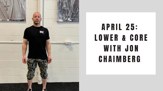 Lower and Core-April 25