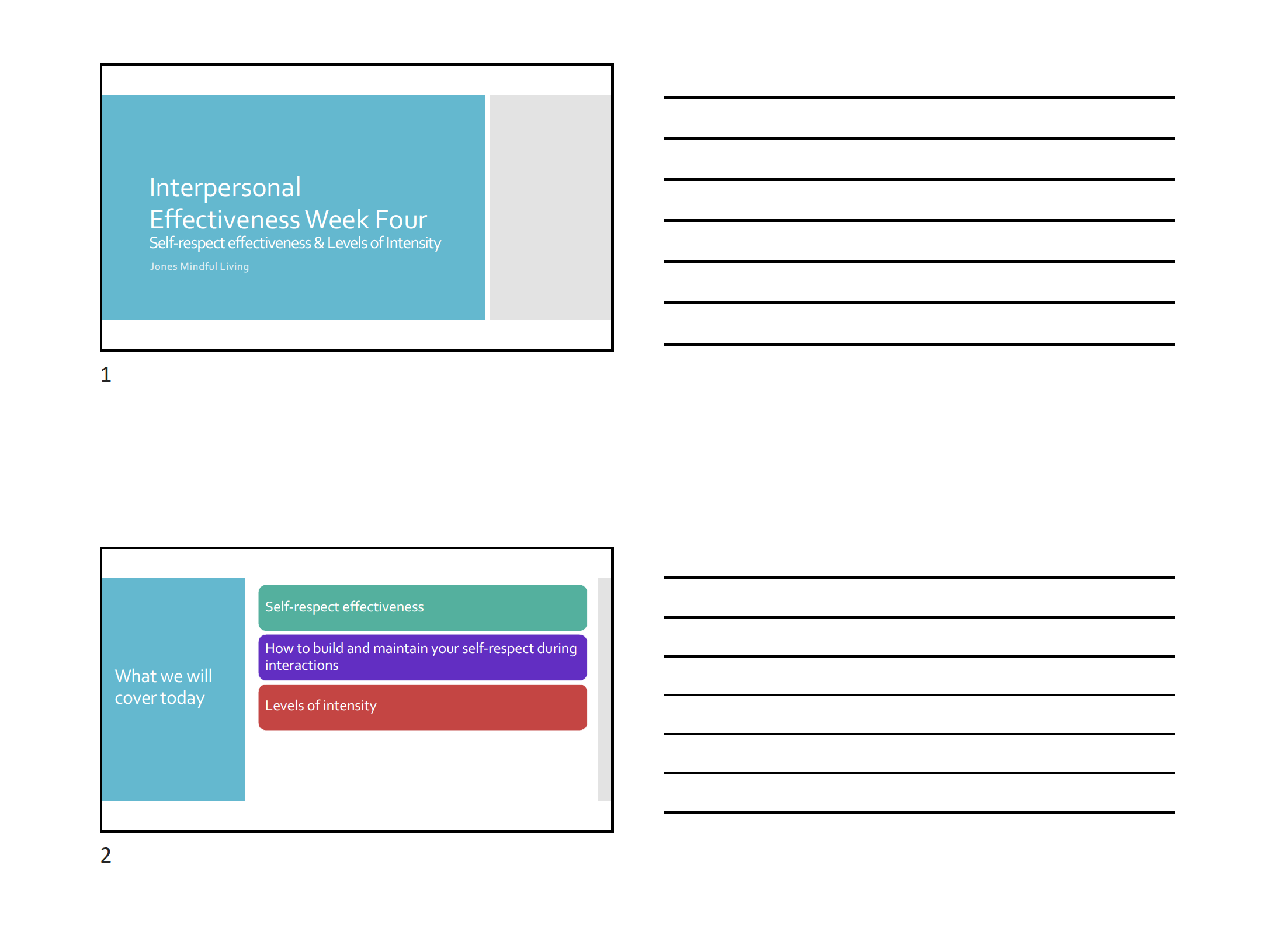 Interpersonal Week 4 Presentation (3 slides per page)