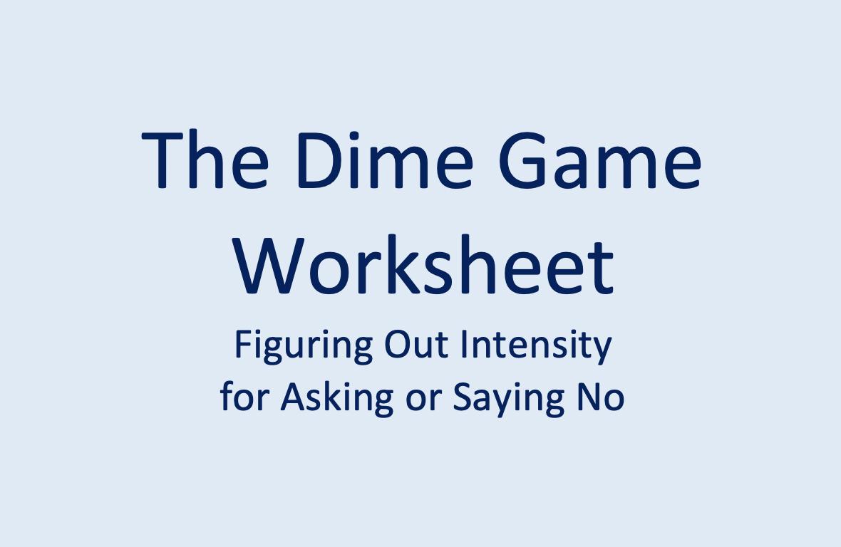 The Dime Game Worksheet