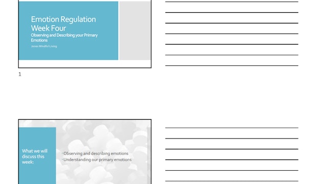 Emotion Regulation Week 4 (3 slides-per-page) PDF