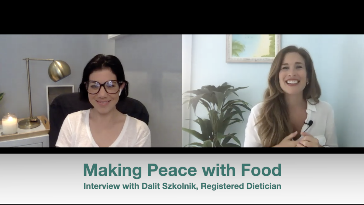 New! Making Peace with Food: Interview with Dalit Szkolnik
