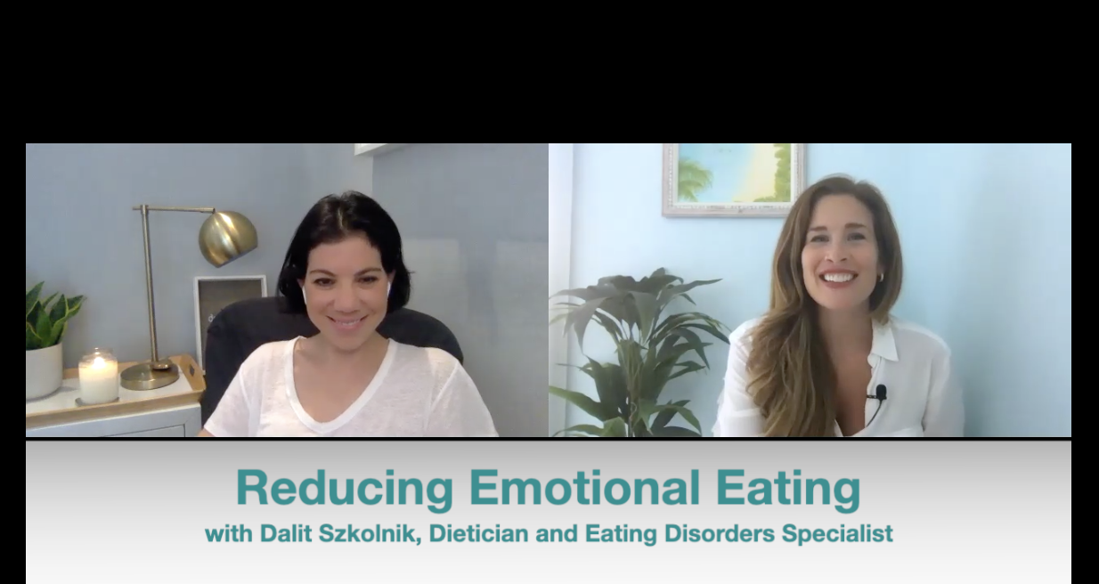 New!  Reducing Emotional Eating: Interview with Dietician, Dalit Szkolnik 