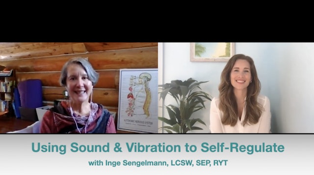 Using Sound & Vibration to Self-Regulate