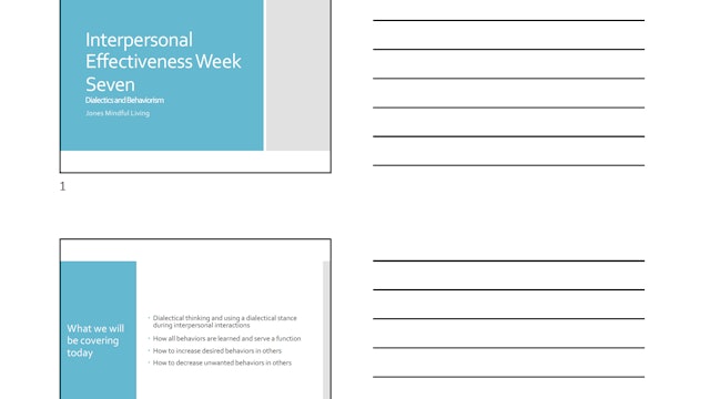 Interpersonal Week 7 PDF (3 slides per page)
