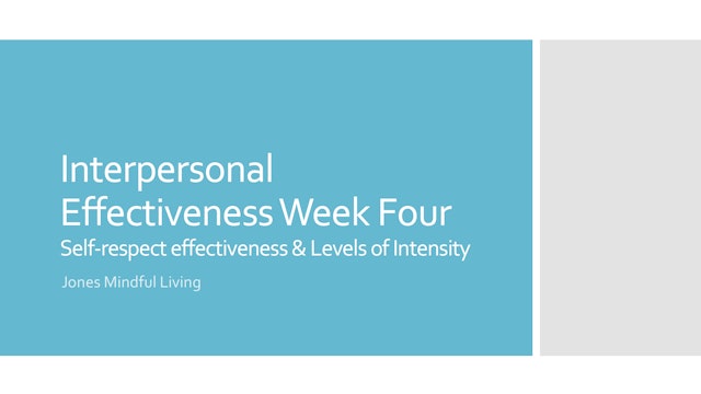 Interpersonal Week 4 Presentation