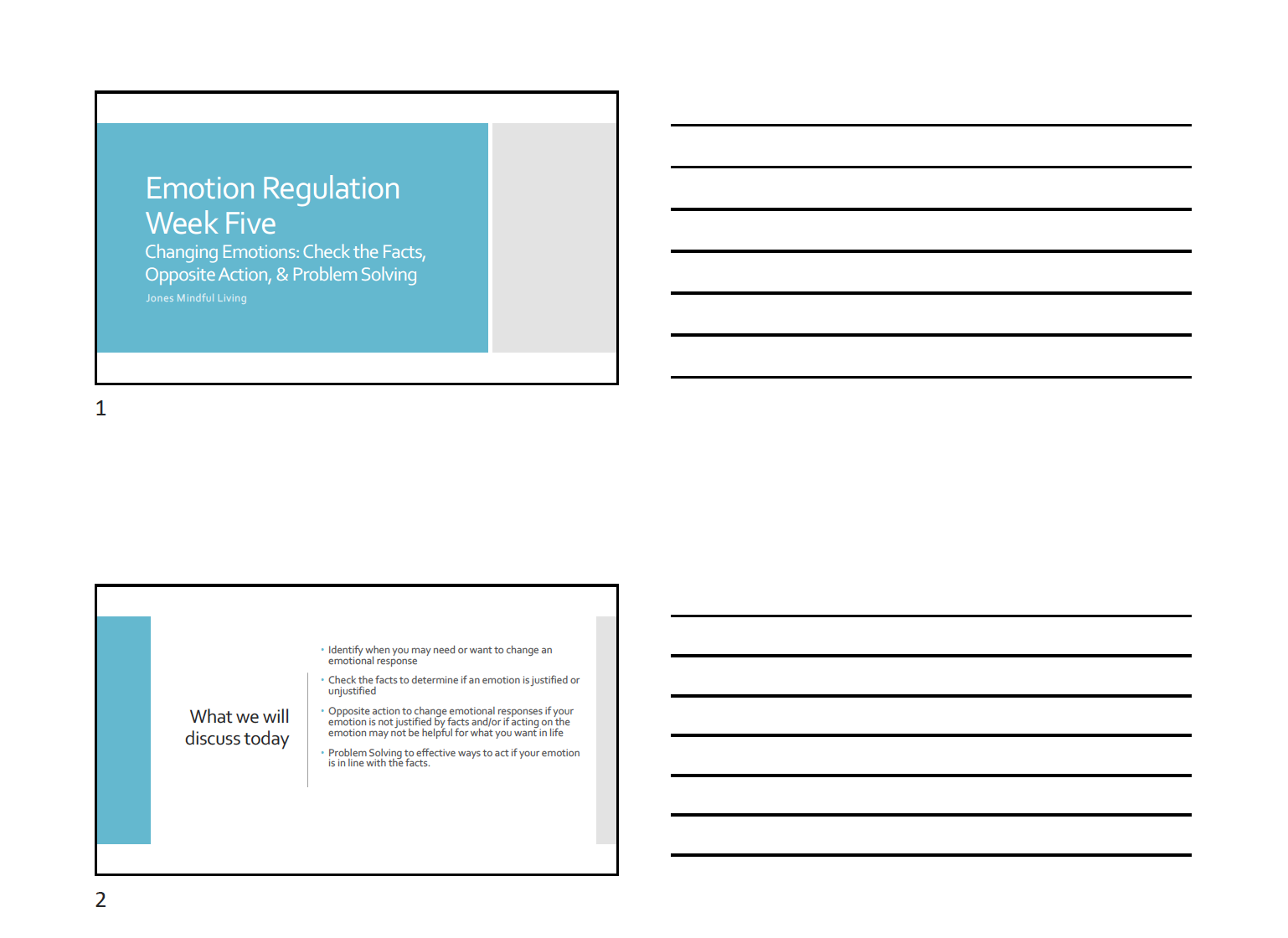 Emotion Regulation Week 5 (3 slides per page) PDF