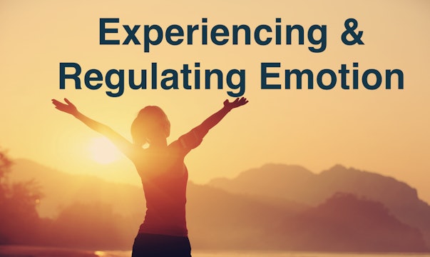 Experiencing & Regulating your Emotions