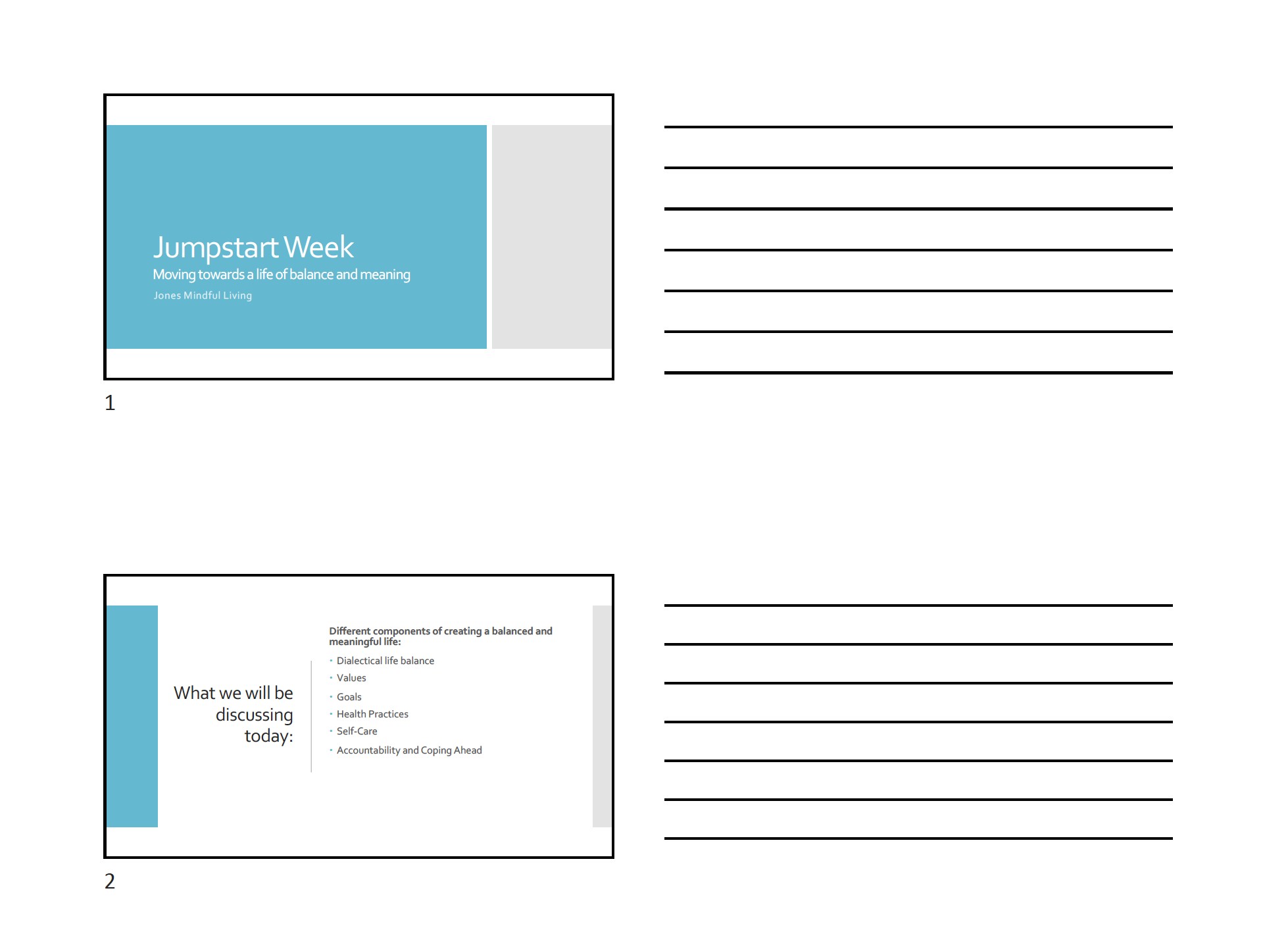 Jumpstart presentation (3 slides per page) PDF