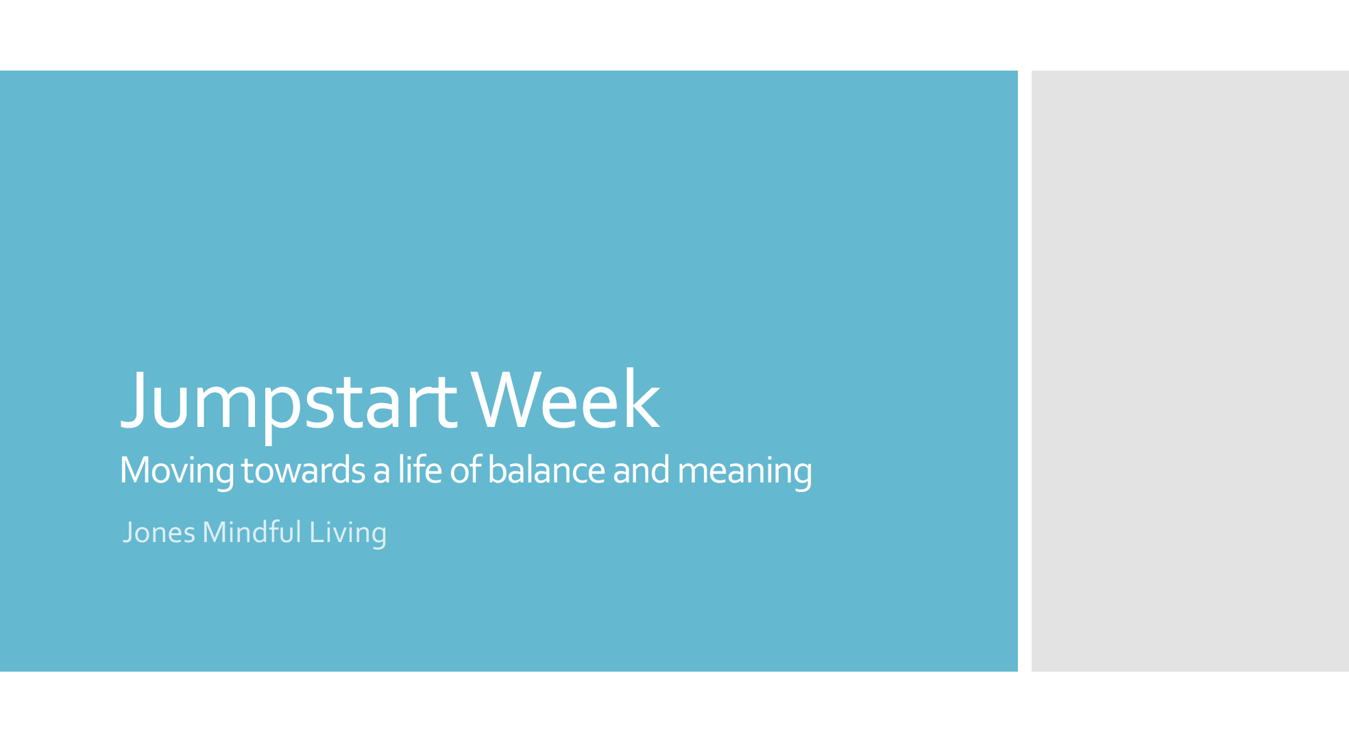 Jumpstart presentation PDF