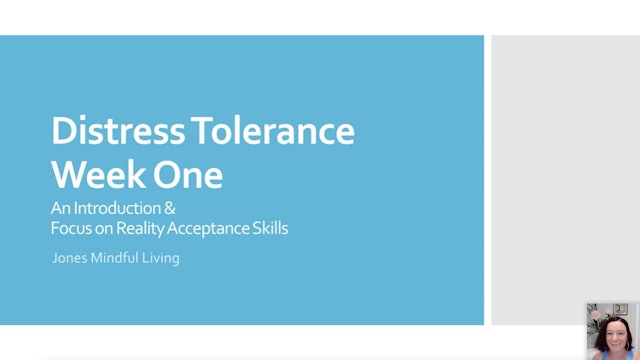 Distress Tolerance Week 2 PDF