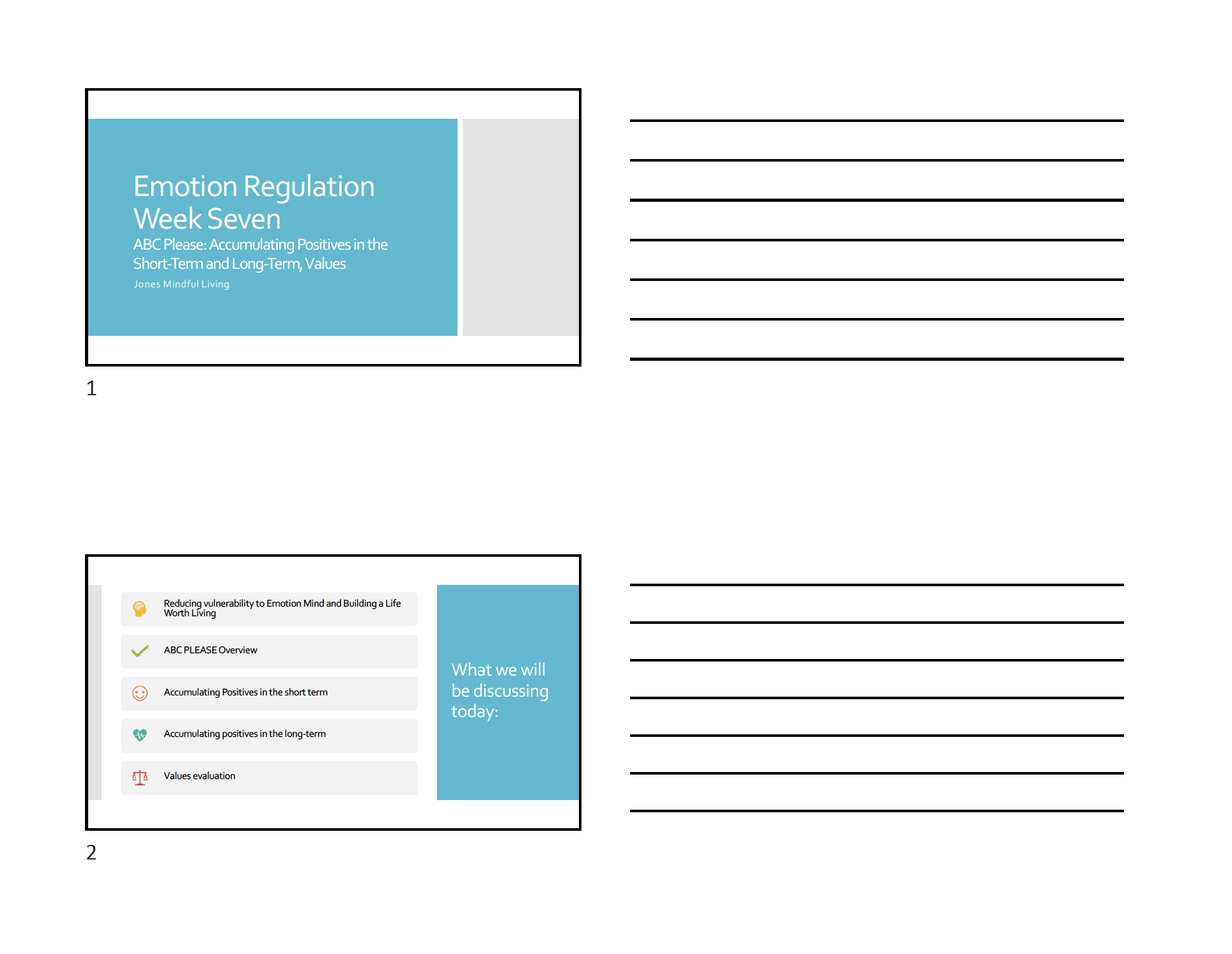 Emotion Regulation Week 7 (3 slides per page) PDF