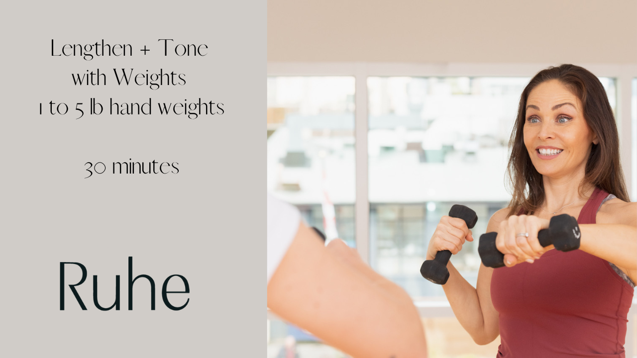 Lengthen and Tone with Weights