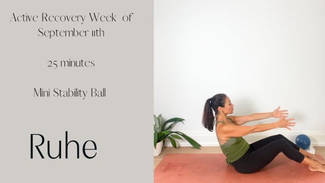 Active Recovery Week of September 11 