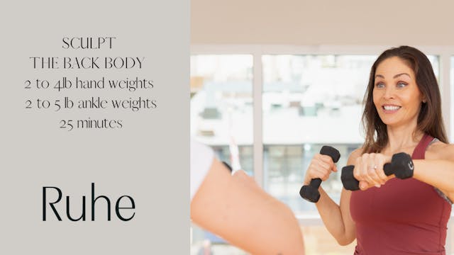 Sculpt the Back Body