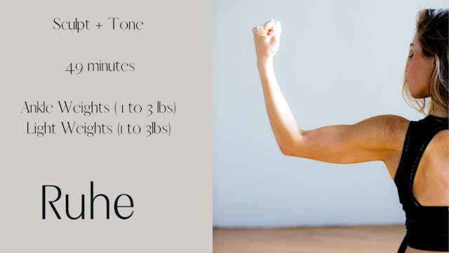 Sculpt and Tone Week of January 15th