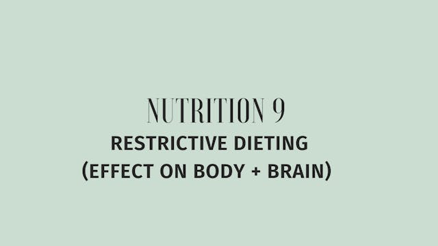 Restrictive Dieting