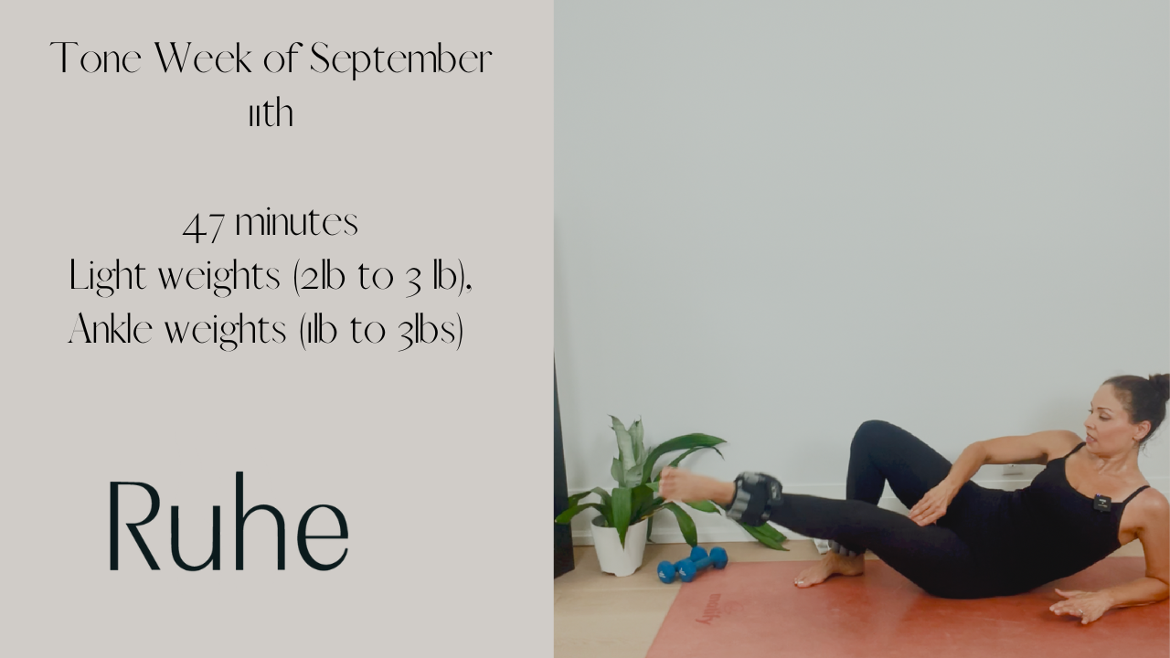 Tone Week of Sept 11th