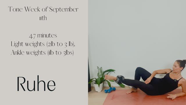 Tone Week of Sept 11th