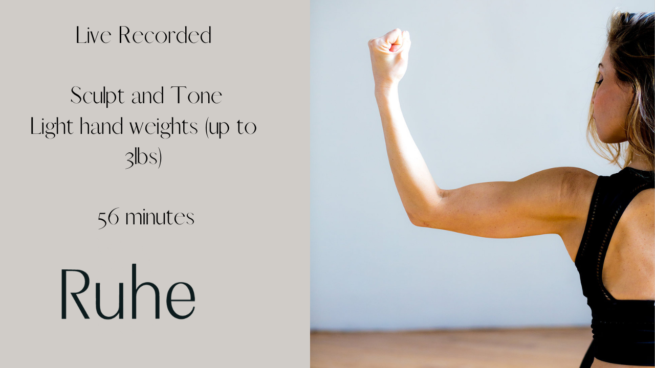 Live Recorded Sculpt + Tone Week of Feb 4