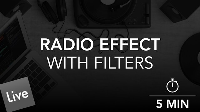 Radio Effect Filter Automation