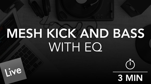 Mesh the kick and bass with FabFilter Pro-Q 3