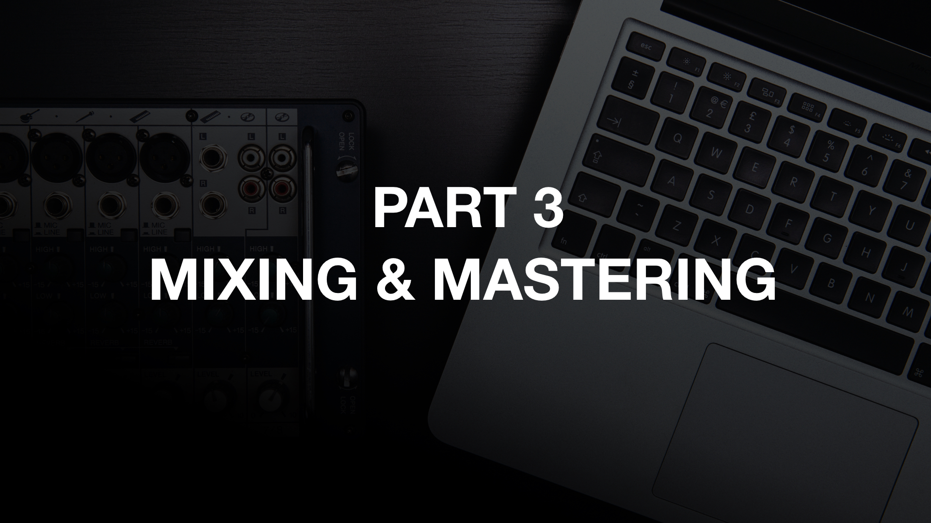 Part Three - Mixing and Mastering
