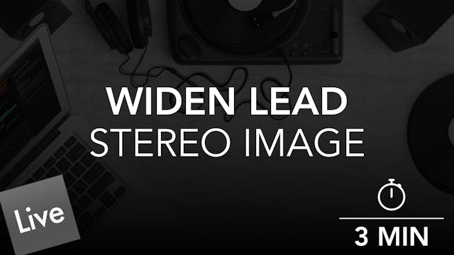 Widen the stereo image of the lead wi...