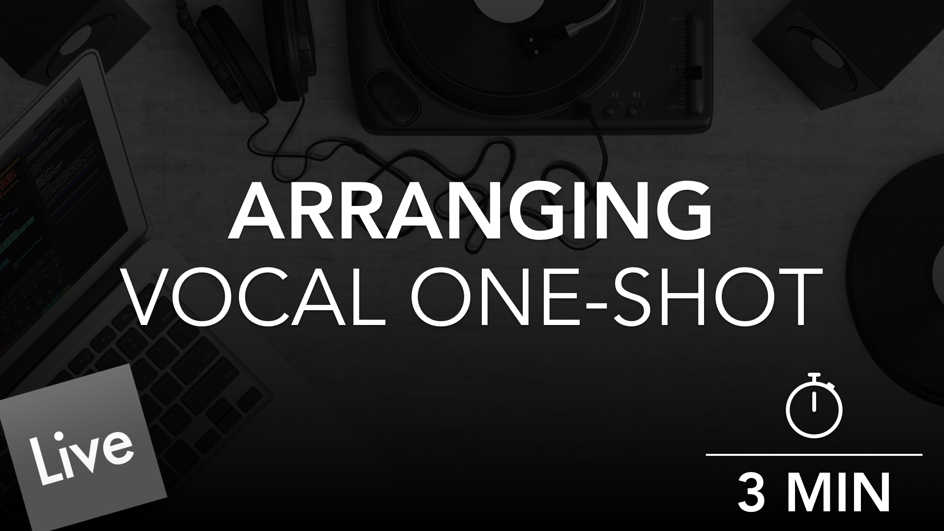 Arranging a Vocal One-Shot Recording in Live 10